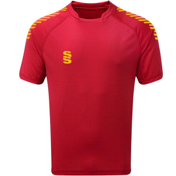 Stuart Surridge Dual Games Shirt Red - Junior Thumbnail